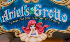 Ariel's Grotto Sign