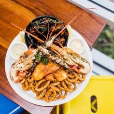 Two words...Seafood...Platter! #clancyscitybeach