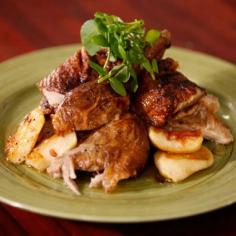 Whole Roast Duck with Apples and Cider Recipe