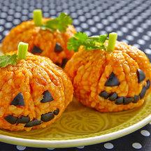 Pumpkin rice balls