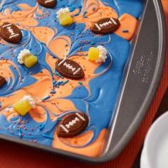 Football Candy Melts Candy Bark