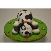 3D Shaped Dog Cake