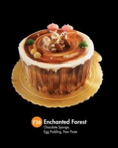 Enchanted forest cake