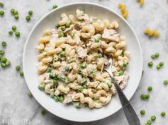 Creamy Tuna Pasta with Peas and Parmesan