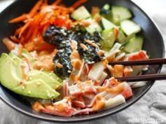 Sushi Bowls with Sriracha Mayo