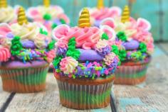 Unicorn cupcakes