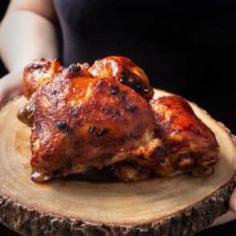 Instant Pot BBQ Chicken (Pressure Cooker BBQ Chicken Recipe) 3 Super Easy steps with a few pantry staples. Juicy tender BBQ Chicken bursting...