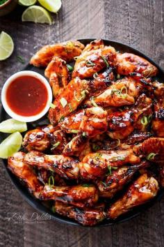 Sticky Thai Chicken Wings 