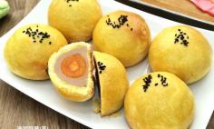 Taro Salted Egg Yolk Shanghai Mooncake (Cold Butter Version)