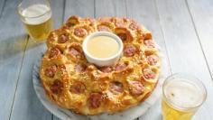 Bratwurst Pretzel Ring