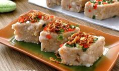 Steamed Taro Kuih (White Rice Version, NOT Fragrant/Jasmine Rice)