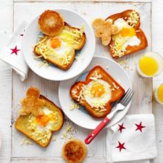Fun Brekky Eggs in Toast