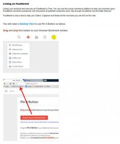 Listing on Foodterest

Listing your products and services on Foodterest is Free. You can use this social commerce platform to help your business grow. Foodterest connects businesses with thousands of potential customers every day through its platform and the Btab Network.

Foodterest is also a tool to help you Collect, Organise and Share all the nice food you can find on the web . 


You will need a Desktop View to use Pin It Button as below.

Drag and drop this button to your browser Bookmark toolbar.    