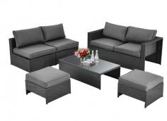 Our product features 1 loveseat, 2 armless sofas, 2 ottomans and 1 coffee table, allowing you to combine all the pieces freely and satisfying all your outdoor relaxing needs. And the patio set is exactly perfect for outdoor use, as the rattan is all-weather resistant and the steel frame is anti-rust and sturdy enough. Other than that, the cover of cushions is proof against splashing water so you don’t have to worry about the spilling liquids. But you need to move all the cushions away when it rains. When not used, all the pieces can be organized into a whole, which takes much less space for storge. If you are looking for a patio set to relax with your friends or family, our 6pcs patio set will be the right for you.
Email
sales01@wyhusen.com